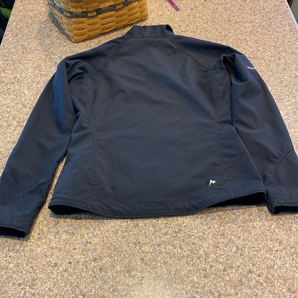 Marmot Black Jacket XS With FLAWS Matthews Asia Embroidered Patch FLAWED - Picture 11 of 17